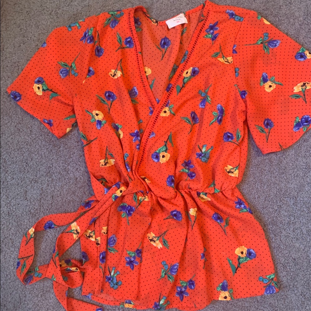 Orange Blouse